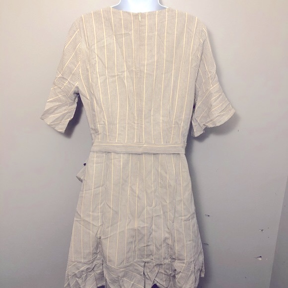 Lumiere Flounce Wrap Front Dress - Picture 7 of 8